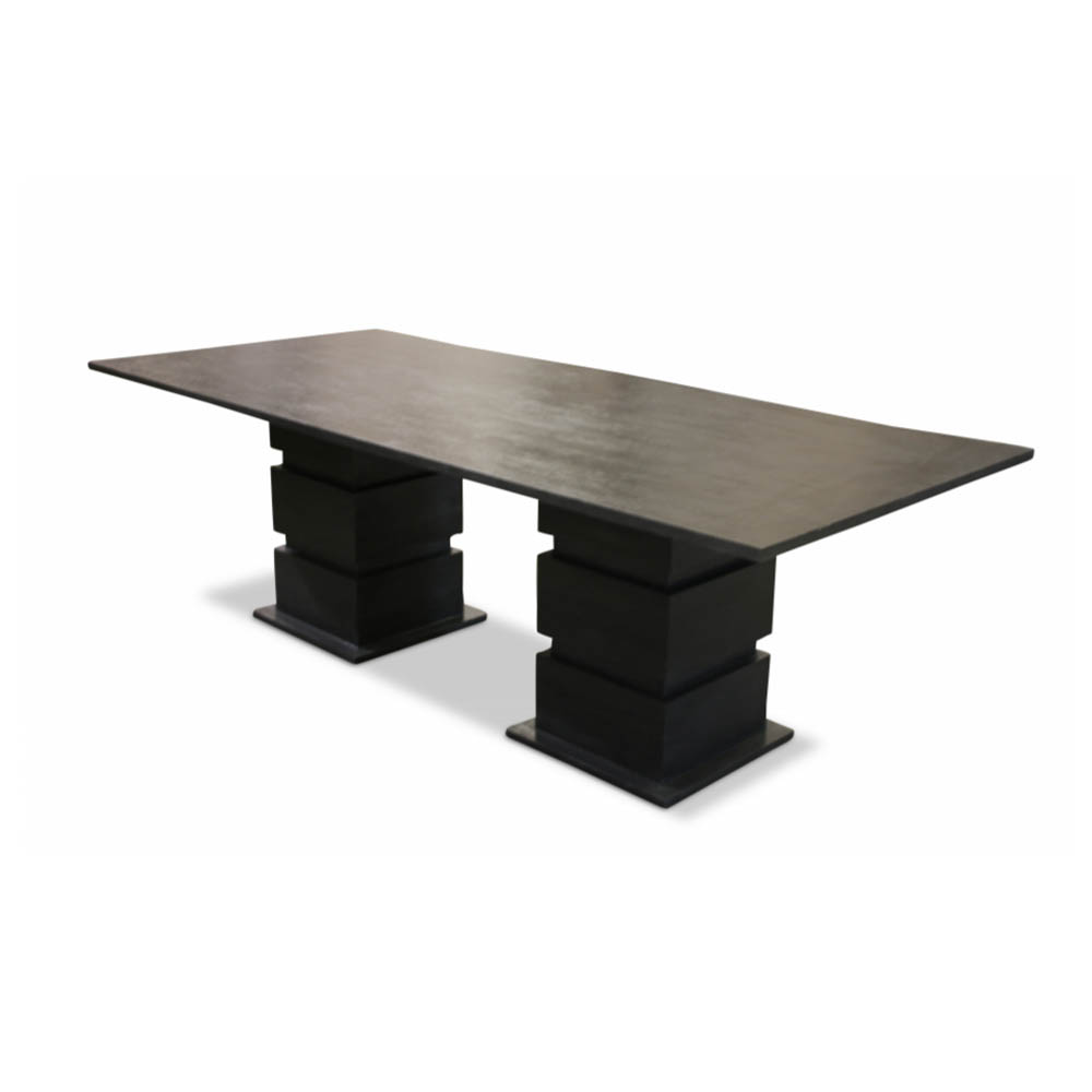 perry double dining table